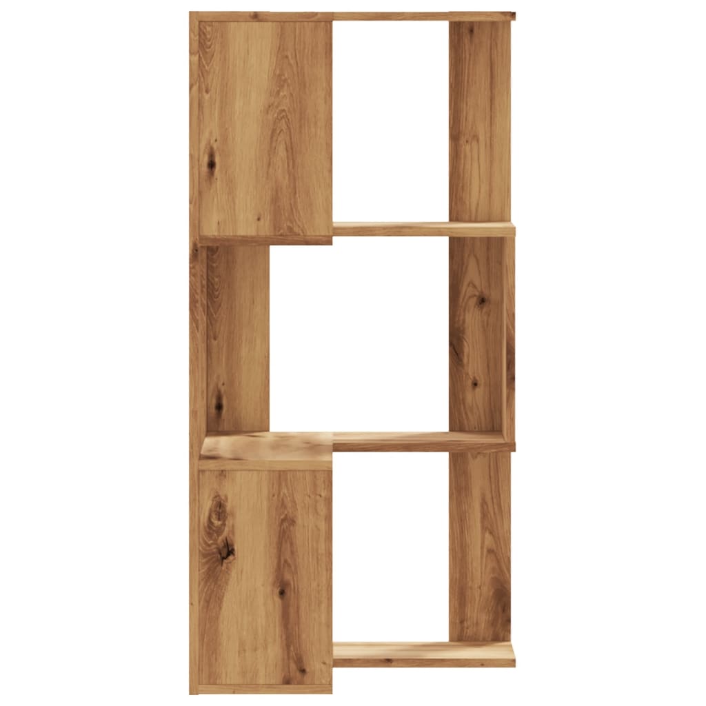 vidaXL Bibliotecă 3 nivel stejar artizanal 50x50x102 cm lemn prelucrat vidaXL Bibliotecă 3 nivel stejar artizanal 50x50x102 cm lemn prelucrat