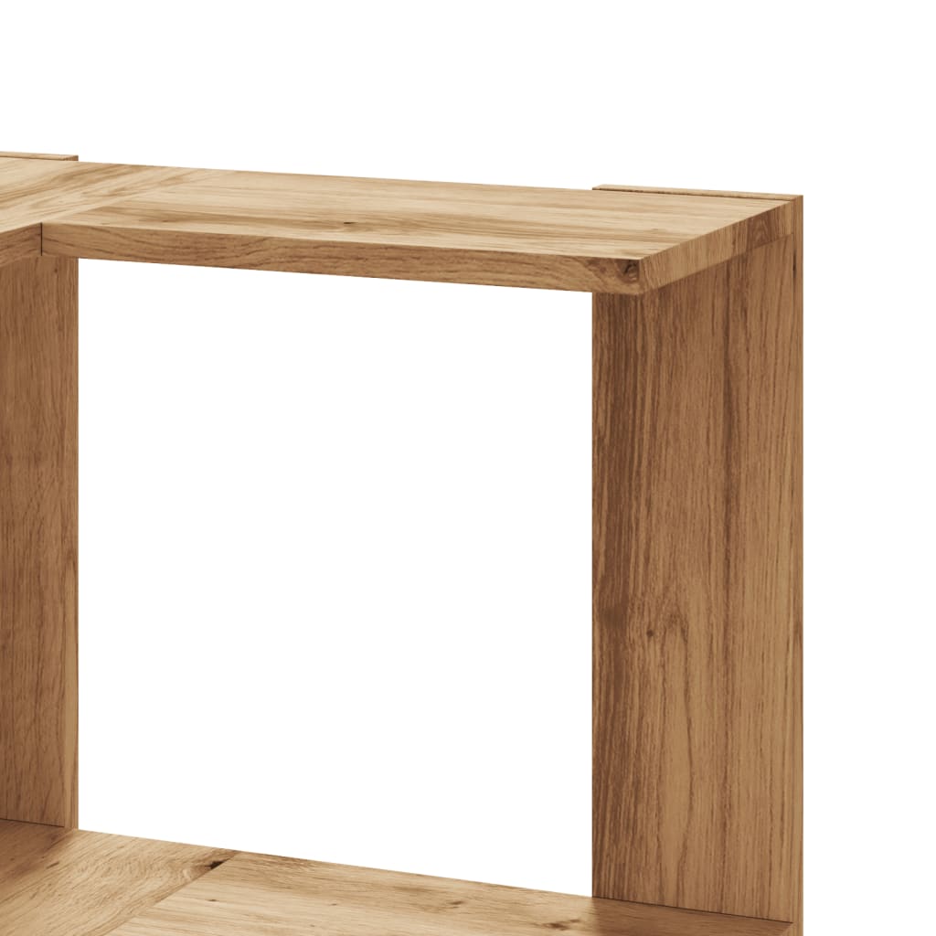 vidaXL Bibliotecă 3 nivel stejar artizanal 50x50x102 cm lemn prelucrat vidaXL Bibliotecă 3 nivel stejar artizanal 50x50x102 cm lemn prelucrat