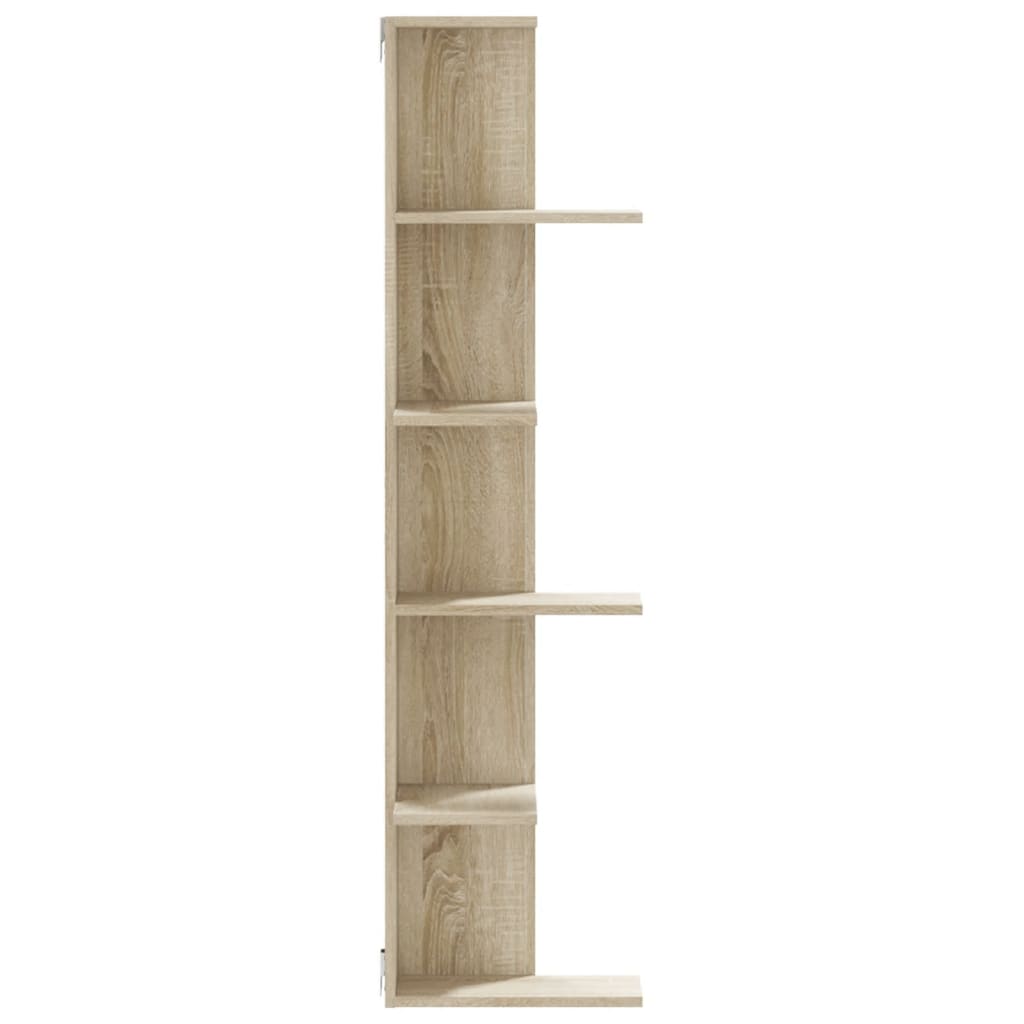vidaXL Raft colțar perete stejar sonoma 36,5x36,5x140cm lemn prelucrat vidaXL Raft colțar perete stejar sonoma 36,5x36,5x140cm lemn prelucrat