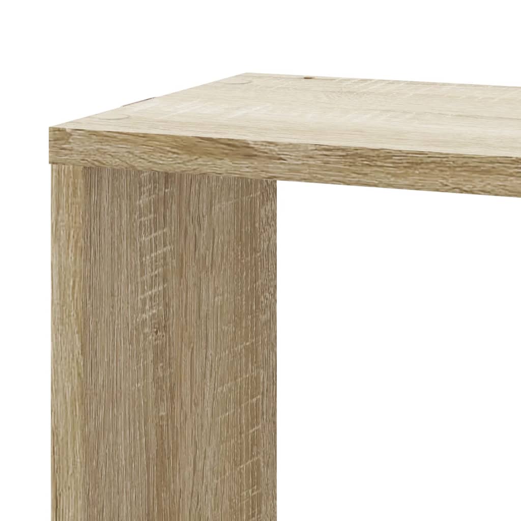 vidaXL Raft colțar perete stejar sonoma 45x45x147 cm lemn prelucrat vidaXL Raft colțar perete stejar sonoma 45x45x147 cm lemn prelucrat