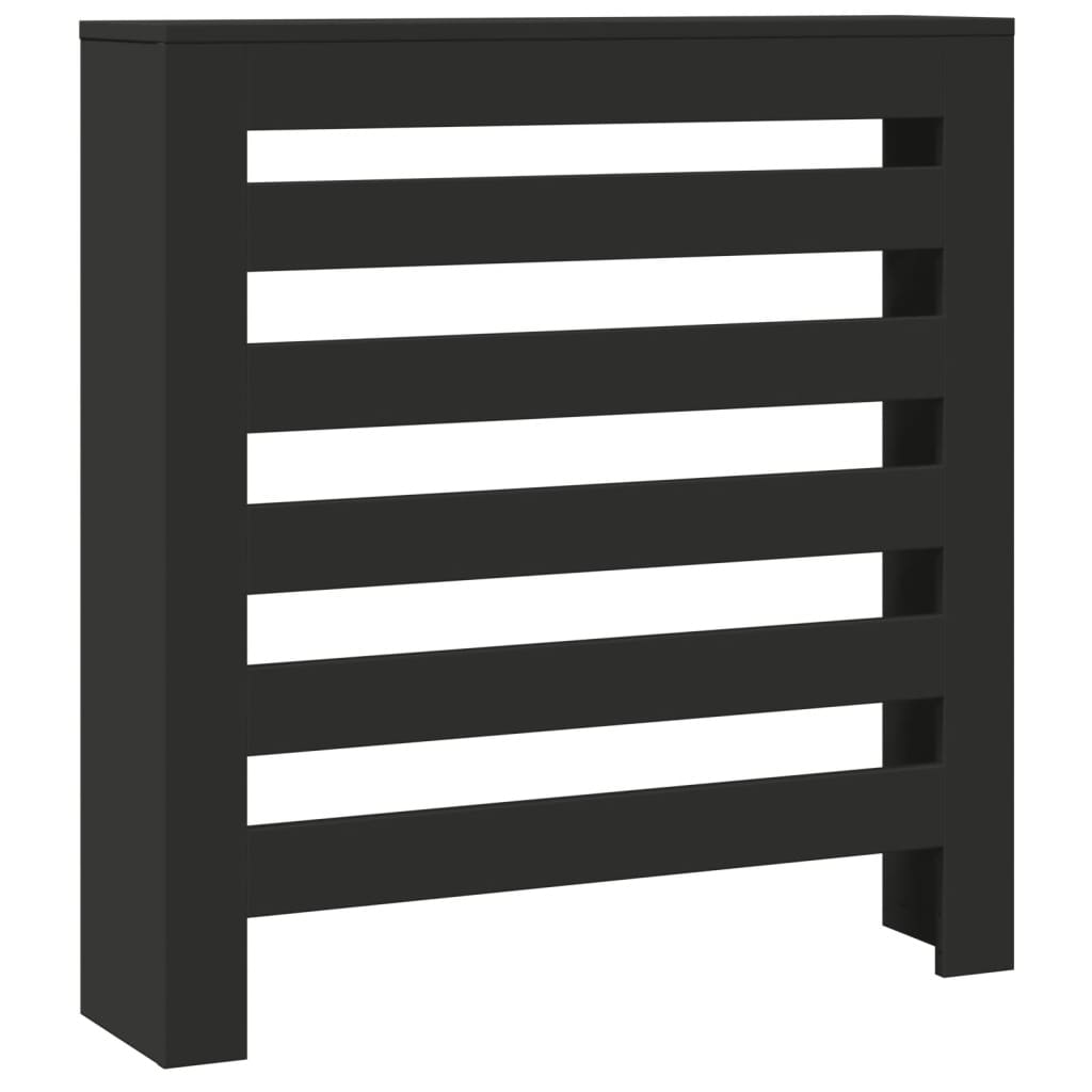 vidaXL Mască pentru calorifer, negru, 78x20x82 cm, lemn prelucrat vidaXL Mască pentru calorifer, negru, 78x20x82 cm, lemn prelucrat