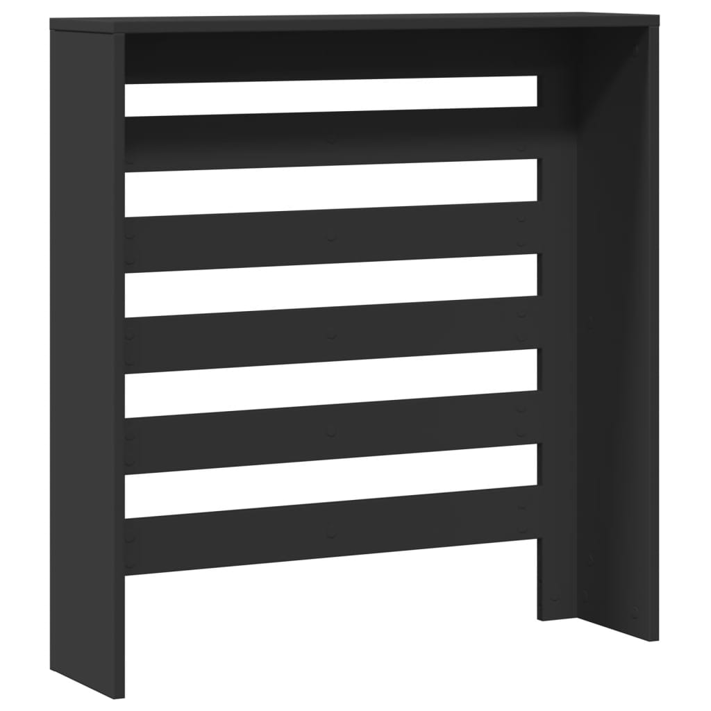 vidaXL Mască pentru calorifer, negru, 78x20x82 cm, lemn prelucrat vidaXL Mască pentru calorifer, negru, 78x20x82 cm, lemn prelucrat