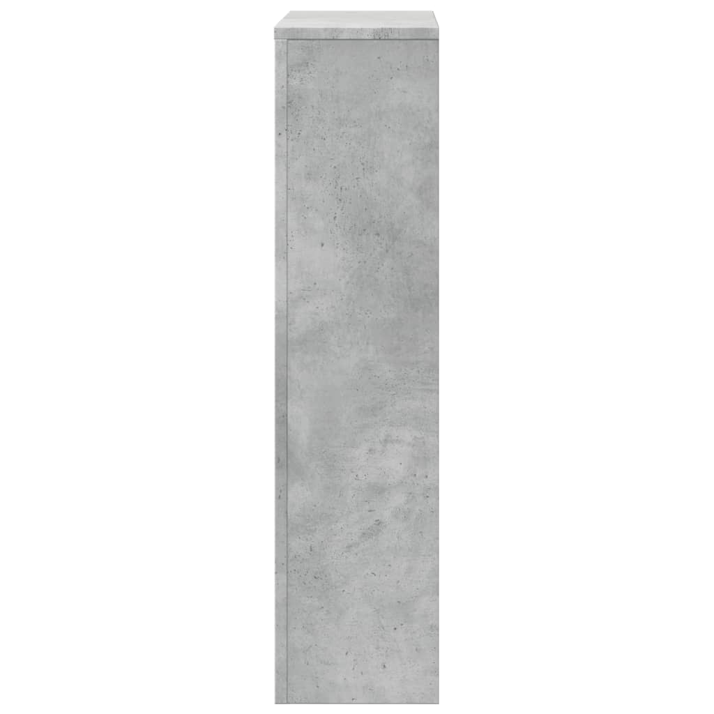 vidaXL Mască pentru calorifer, gri beton, 78x20x82 cm, lemn prelucrat vidaXL Mască pentru calorifer, gri beton, 78x20x82 cm, lemn prelucrat