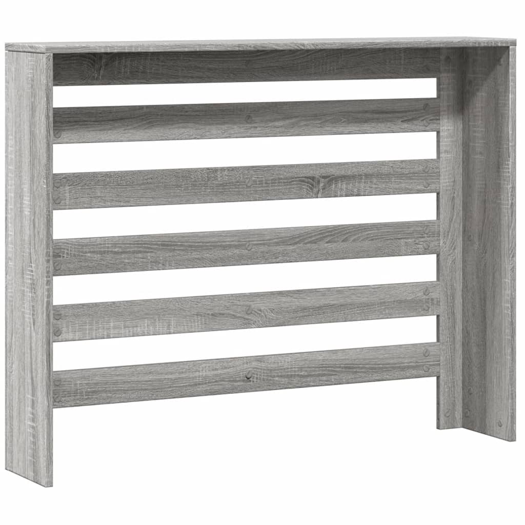vidaXL Mască pentru calorifer gri sonoma 104x20x82 cm lemn prelucrat vidaXL Mască pentru calorifer gri sonoma 104x20x82 cm lemn prelucrat