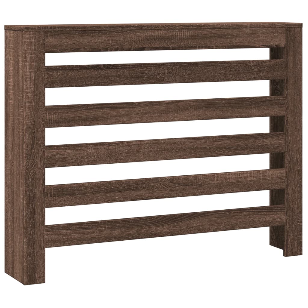 vidaXL Mască pentru calorifer stejar maro 104x20x82 cm lemn prelucrat vidaXL Mască pentru calorifer stejar maro 104x20x82 cm lemn prelucrat
