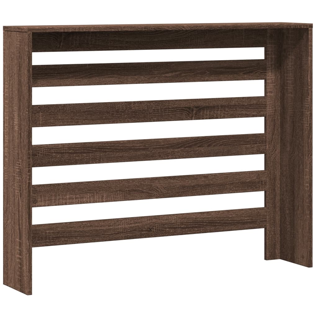 vidaXL Mască pentru calorifer stejar maro 104x20x82 cm lemn prelucrat vidaXL Mască pentru calorifer stejar maro 104x20x82 cm lemn prelucrat