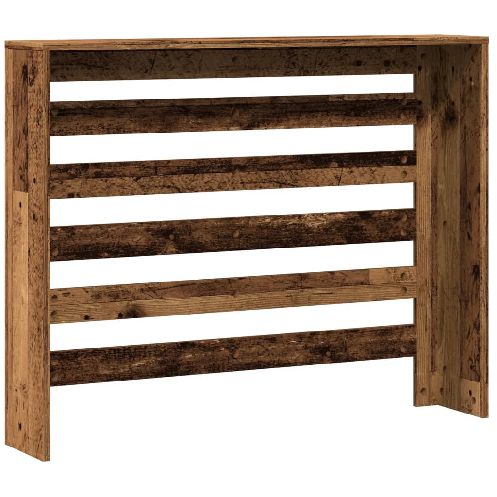 vidaXL Mască pentru calorifer, lemn vechi, 104x20x82cm, lemn prelucrat vidaXL Mască pentru calorifer, lemn vechi, 104x20x82cm, lemn prelucrat