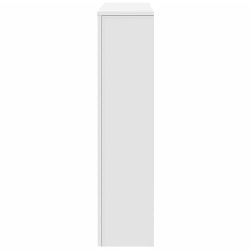 vidaXL Mască pentru calorifer, alb, 149x20x82 cm, lemn prelucrat vidaXL Mască pentru calorifer, alb, 149x20x82 cm, lemn prelucrat