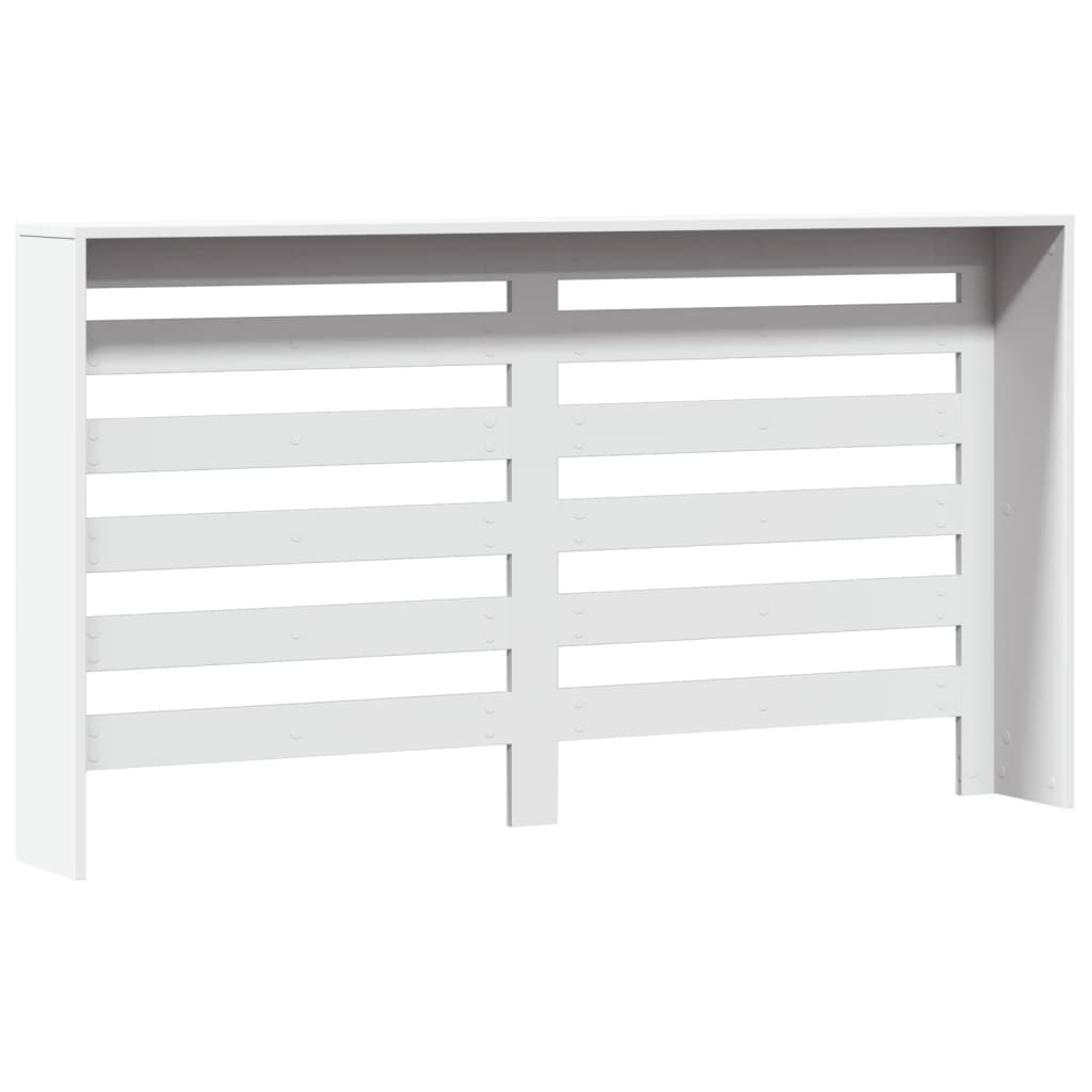 vidaXL Mască pentru calorifer, alb, 149x20x82 cm, lemn prelucrat vidaXL Mască pentru calorifer, alb, 149x20x82 cm, lemn prelucrat