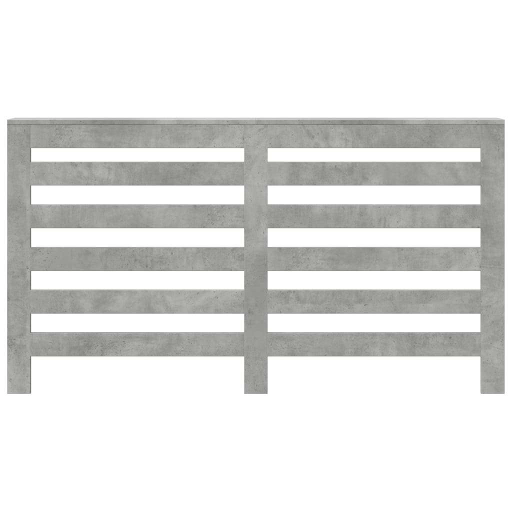 vidaXL Mască pentru calorifer, gri beton, 149x20x82 cm, lemn prelucrat vidaXL Mască pentru calorifer, gri beton, 149x20x82 cm, lemn prelucrat