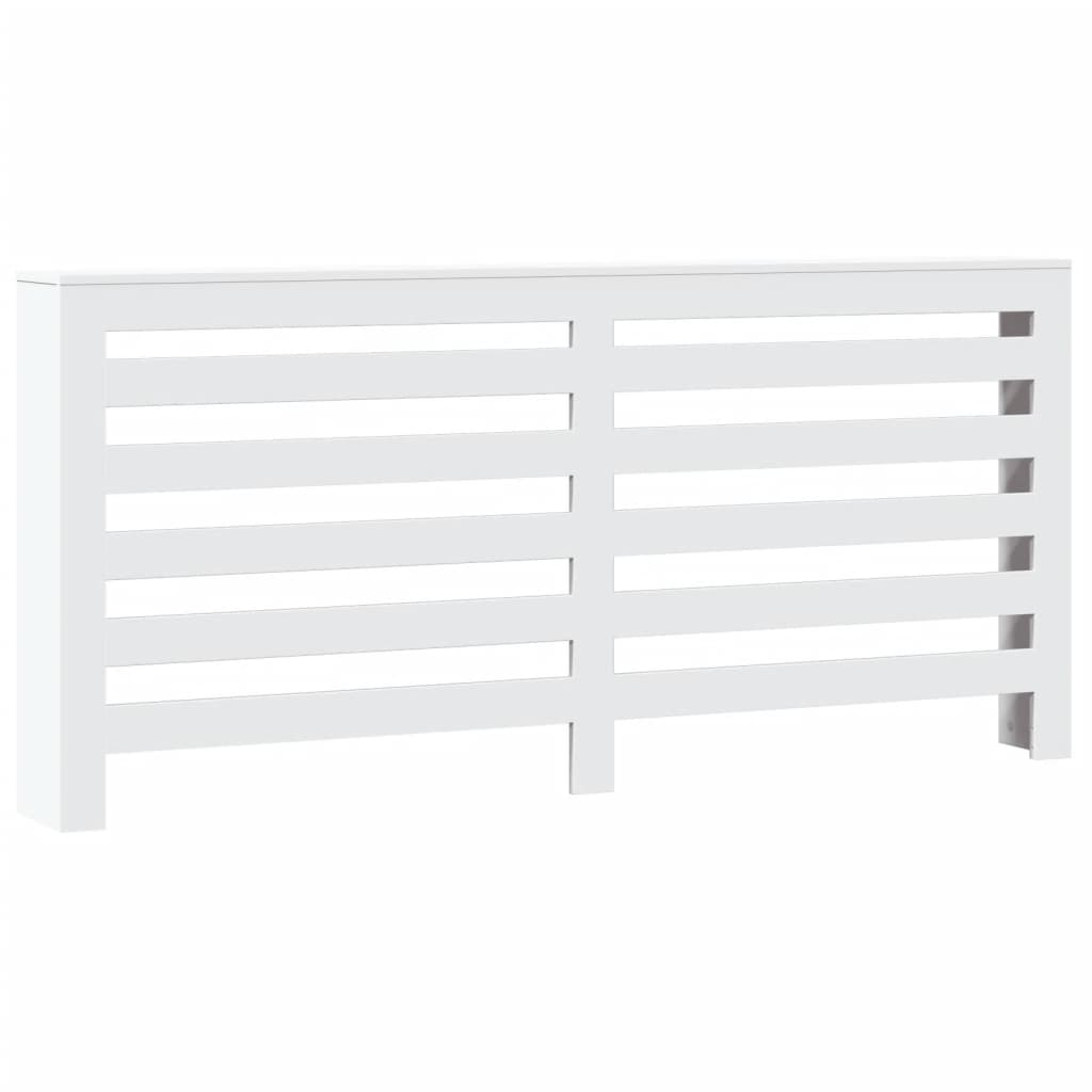 vidaXL Mască pentru calorifer, alb, 175x20x82 cm, lemn prelucrat vidaXL Mască pentru calorifer, alb, 175x20x82 cm, lemn prelucrat