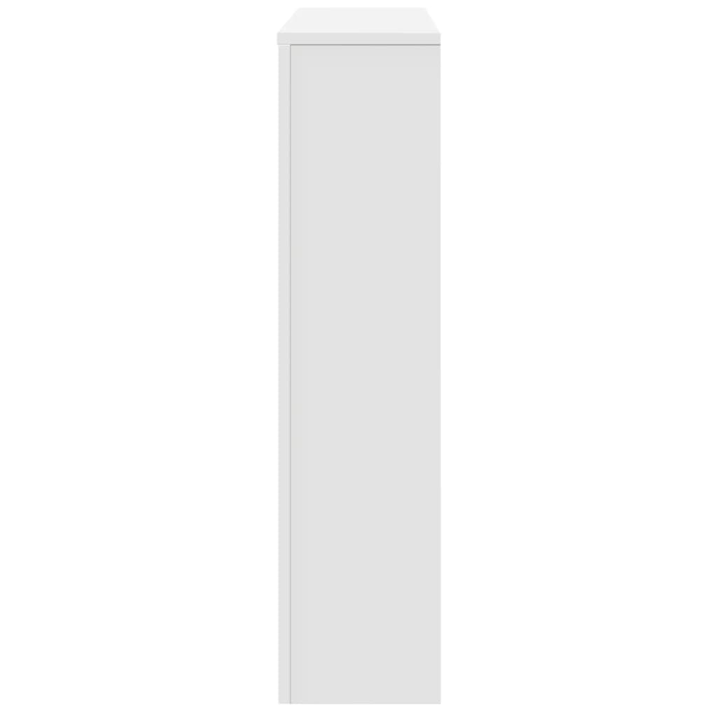 vidaXL Mască pentru calorifer, alb, 175x20x82 cm, lemn prelucrat vidaXL Mască pentru calorifer, alb, 175x20x82 cm, lemn prelucrat