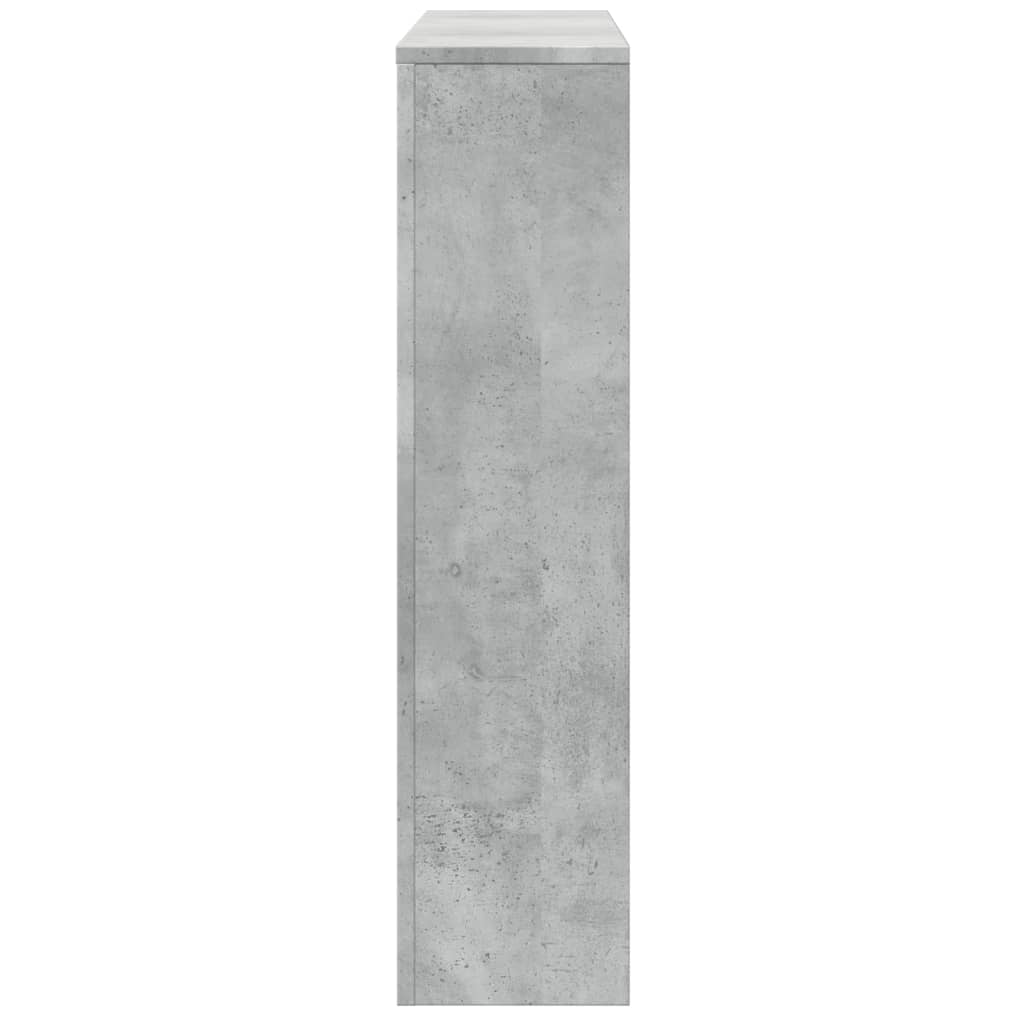 vidaXL Mască pentru calorifer, gri beton, 175x20x82 cm, lemn prelucrat vidaXL Mască pentru calorifer, gri beton, 175x20x82 cm, lemn prelucrat