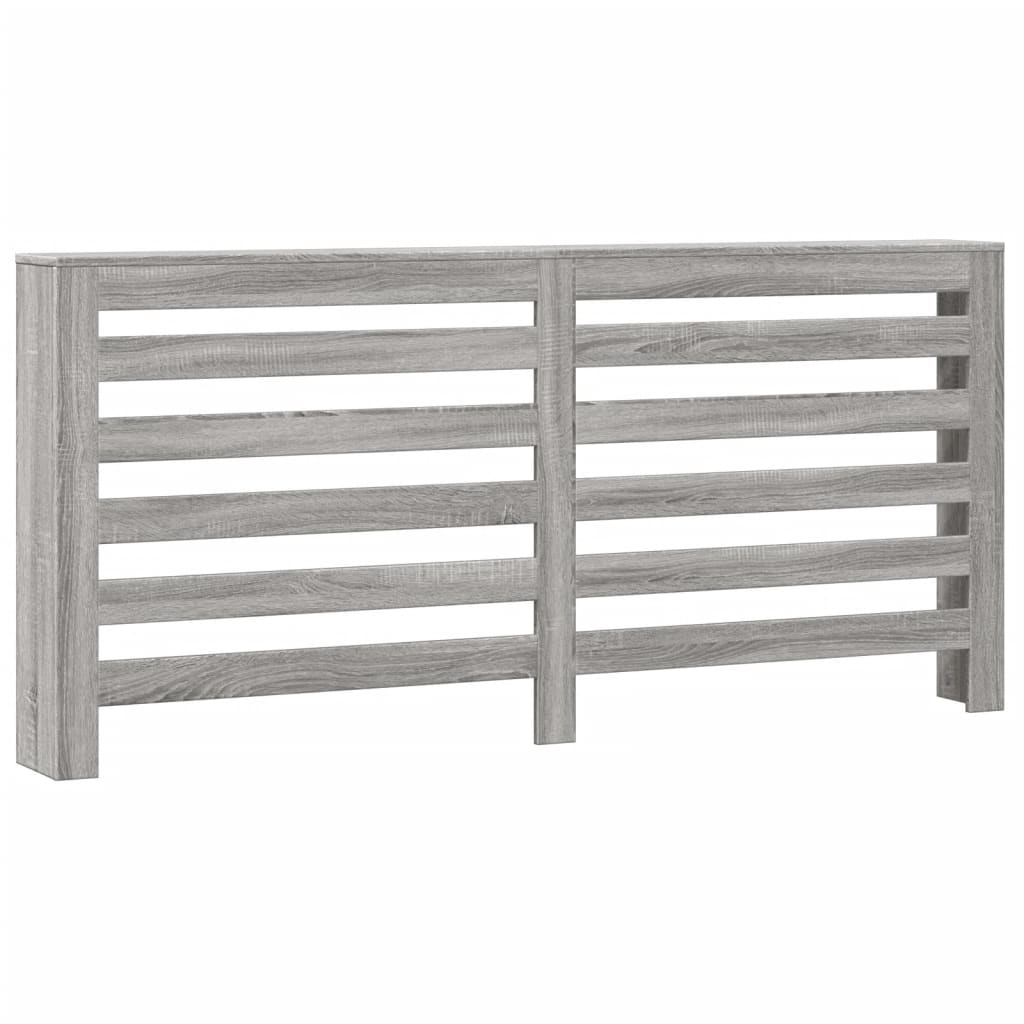 vidaXL Mască pentru calorifer, gri sonoma, 175x20x82 cm lemn prelucrat vidaXL Mască pentru calorifer, gri sonoma, 175x20x82 cm lemn prelucrat