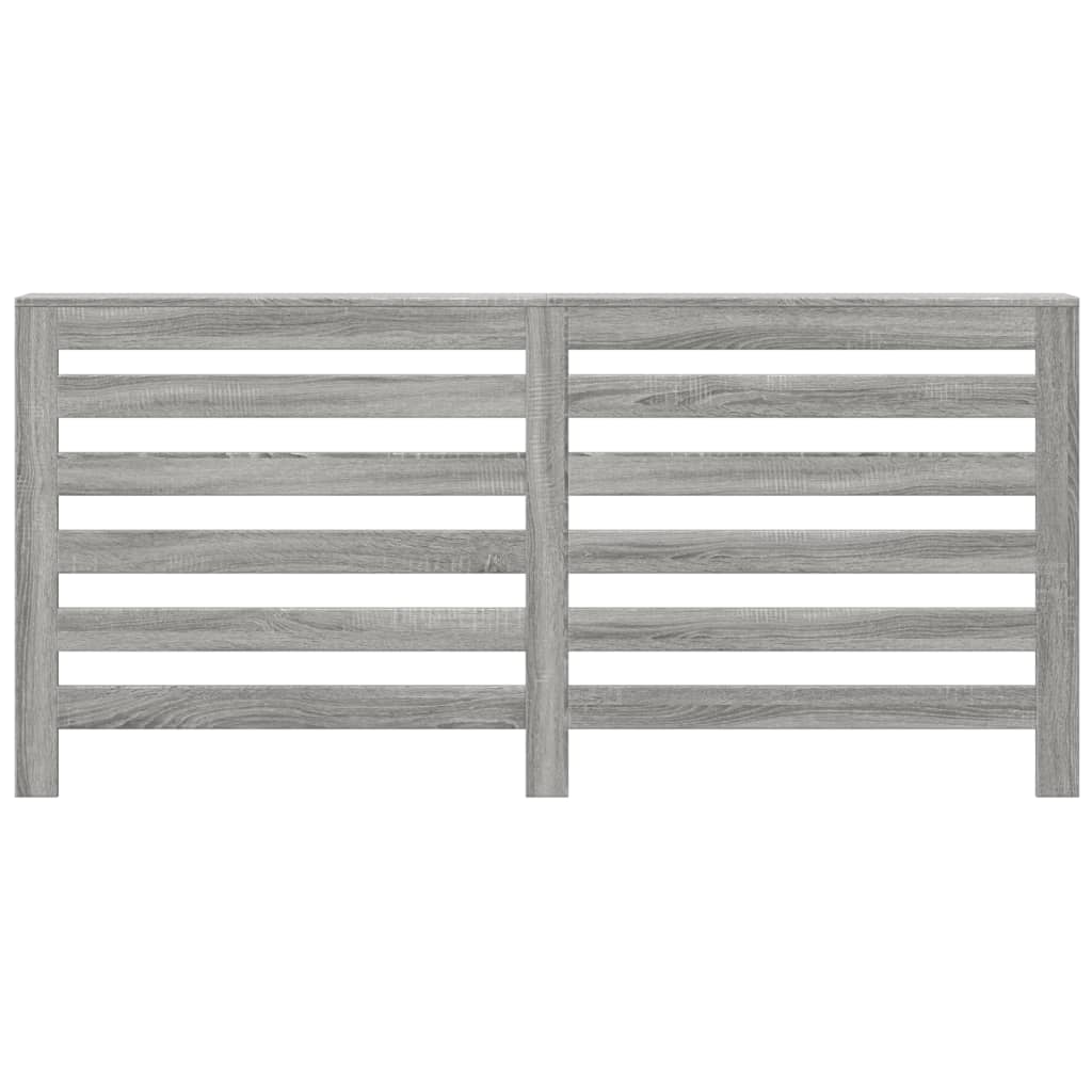 vidaXL Mască pentru calorifer, gri sonoma, 175x20x82 cm lemn prelucrat vidaXL Mască pentru calorifer, gri sonoma, 175x20x82 cm lemn prelucrat