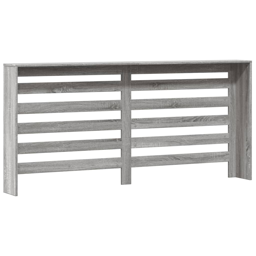 vidaXL Mască pentru calorifer, gri sonoma, 175x20x82 cm lemn prelucrat vidaXL Mască pentru calorifer, gri sonoma, 175x20x82 cm lemn prelucrat