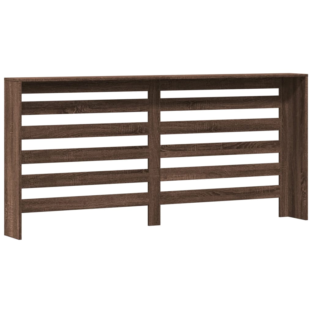 vidaXL Mască pentru calorifer, stejar maro 175x20x82 cm lemn prelucrat vidaXL Mască pentru calorifer, stejar maro 175x20x82 cm lemn prelucrat