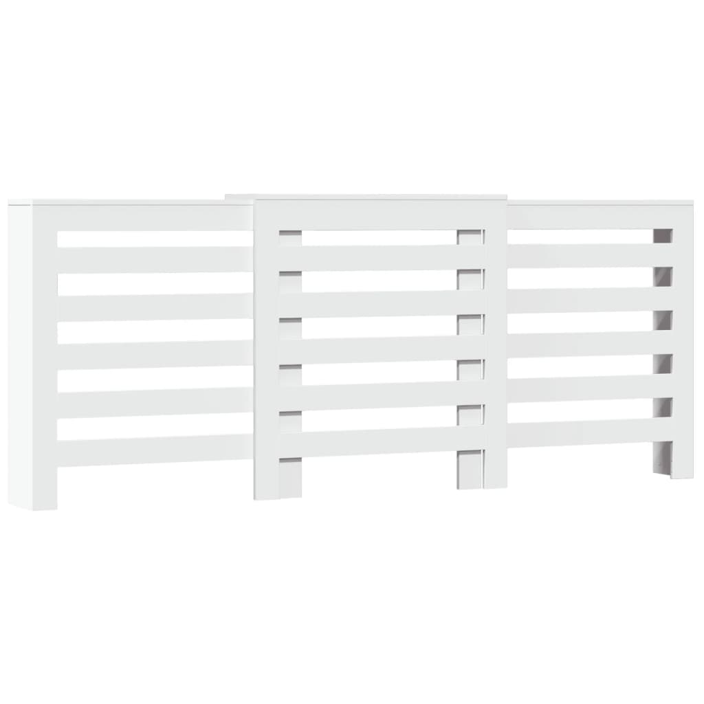 vidaXL Mască pentru calorifer, alb, 205x21,5x83,5 cm, lemn prelucrat vidaXL Mască pentru calorifer, alb, 205x21,5x83,5 cm, lemn prelucrat