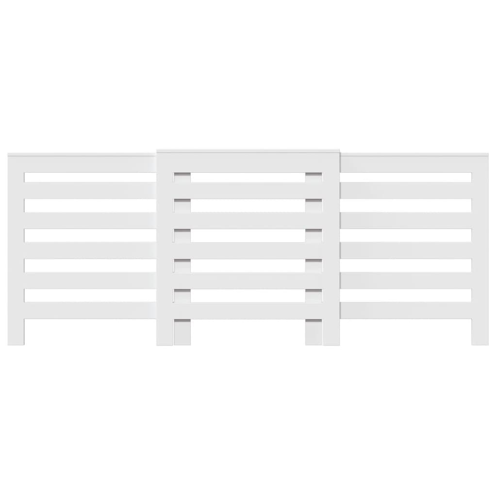 vidaXL Mască pentru calorifer, alb, 205x21,5x83,5 cm, lemn prelucrat vidaXL Mască pentru calorifer, alb, 205x21,5x83,5 cm, lemn prelucrat