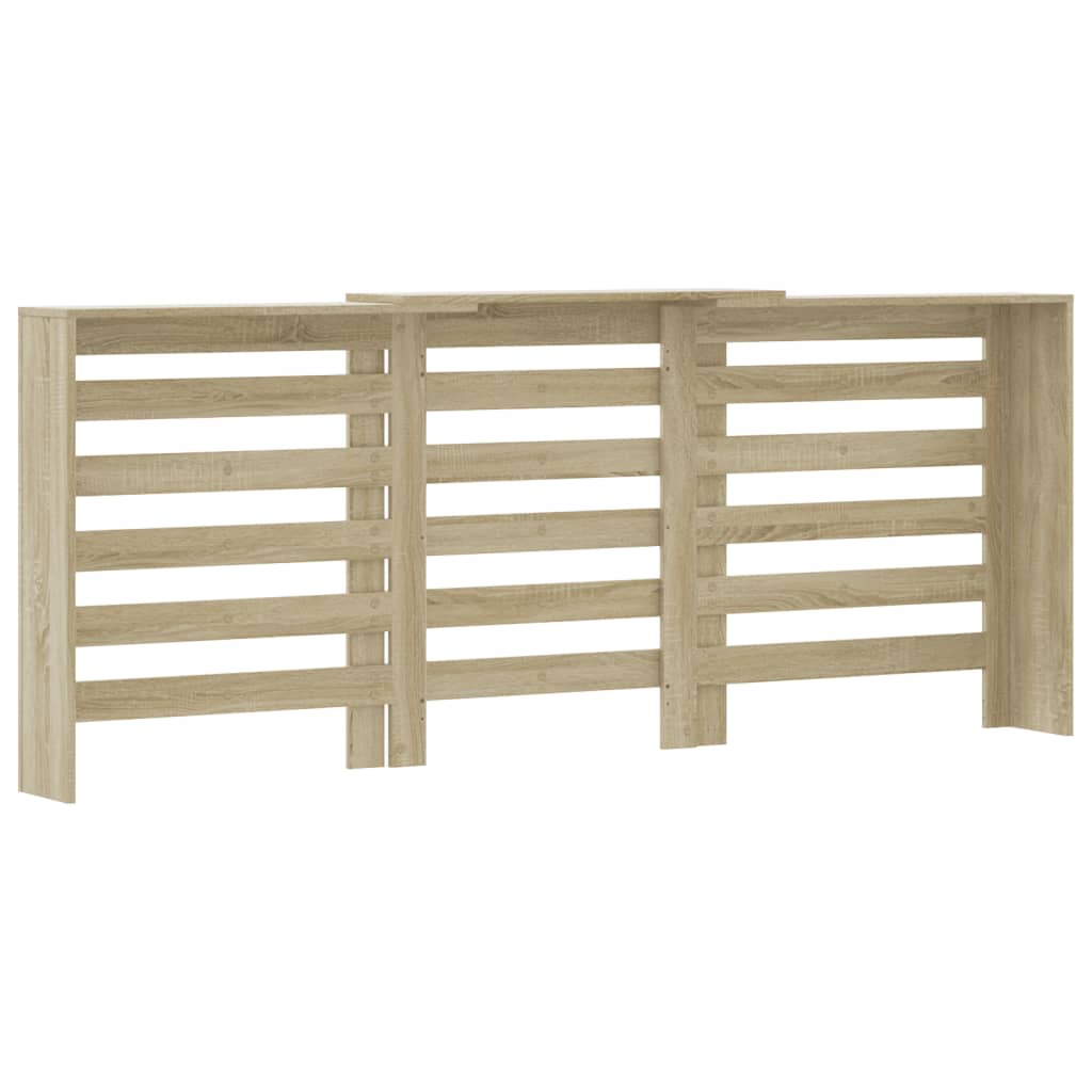 vidaXL Mască pentru calorifer stejar sonoma 205x21,5x83,5 cm lemn vidaXL Mască pentru calorifer stejar sonoma 205x21,5x83,5 cm lemn
