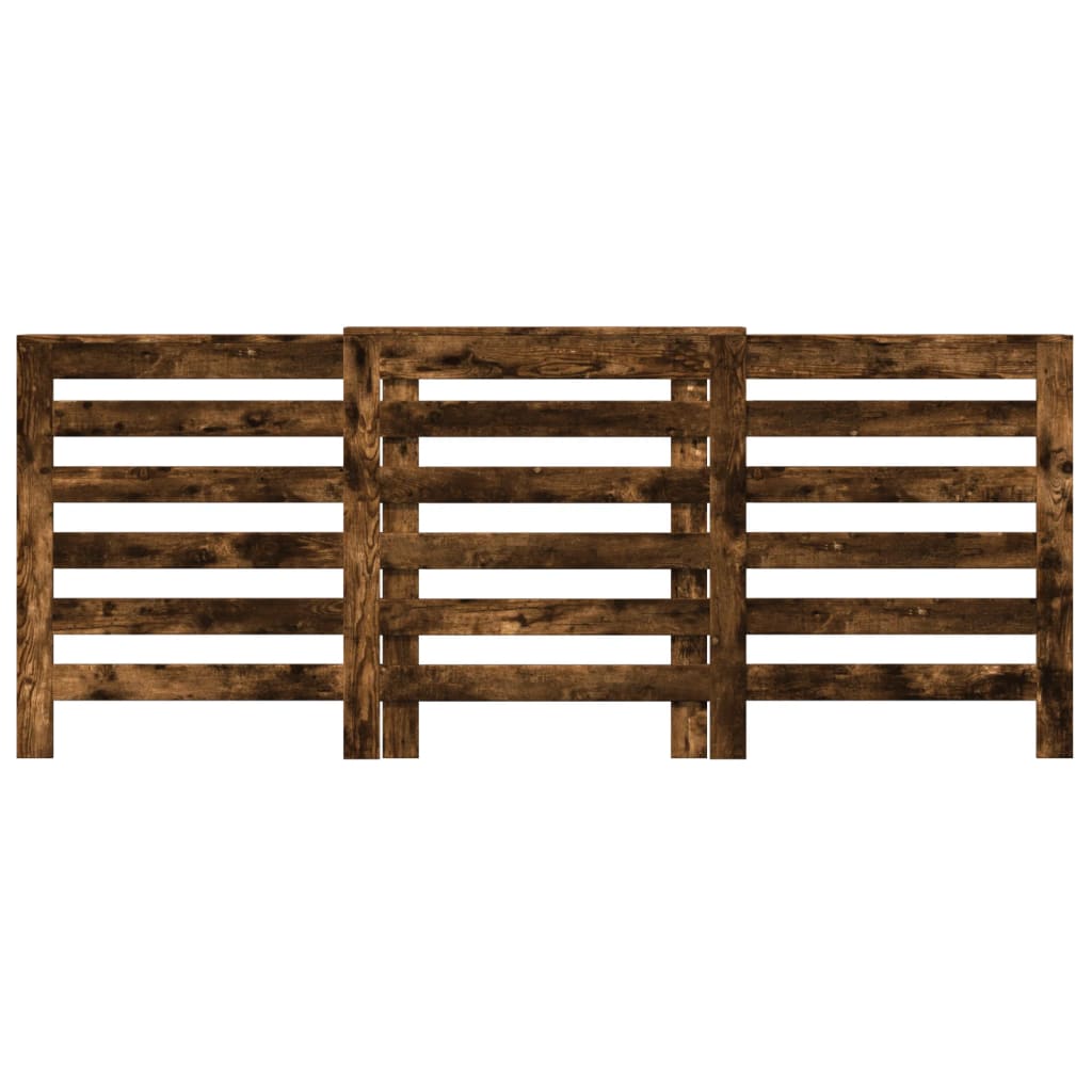 vidaXL Mască pentru calorifer stejar fumuriu 205x21,5x83,5 cm lemn vidaXL Mască pentru calorifer stejar fumuriu 205x21,5x83,5 cm lemn