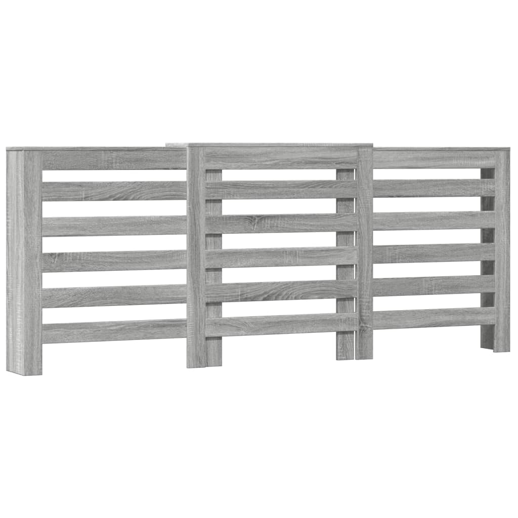 vidaXL Mască pentru calorifer sonoma gri 205x21,5x83,5 cm lemn vidaXL Mască pentru calorifer sonoma gri 205x21,5x83,5 cm lemn