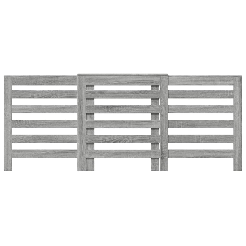 vidaXL Mască pentru calorifer sonoma gri 205x21,5x83,5 cm lemn vidaXL Mască pentru calorifer sonoma gri 205x21,5x83,5 cm lemn