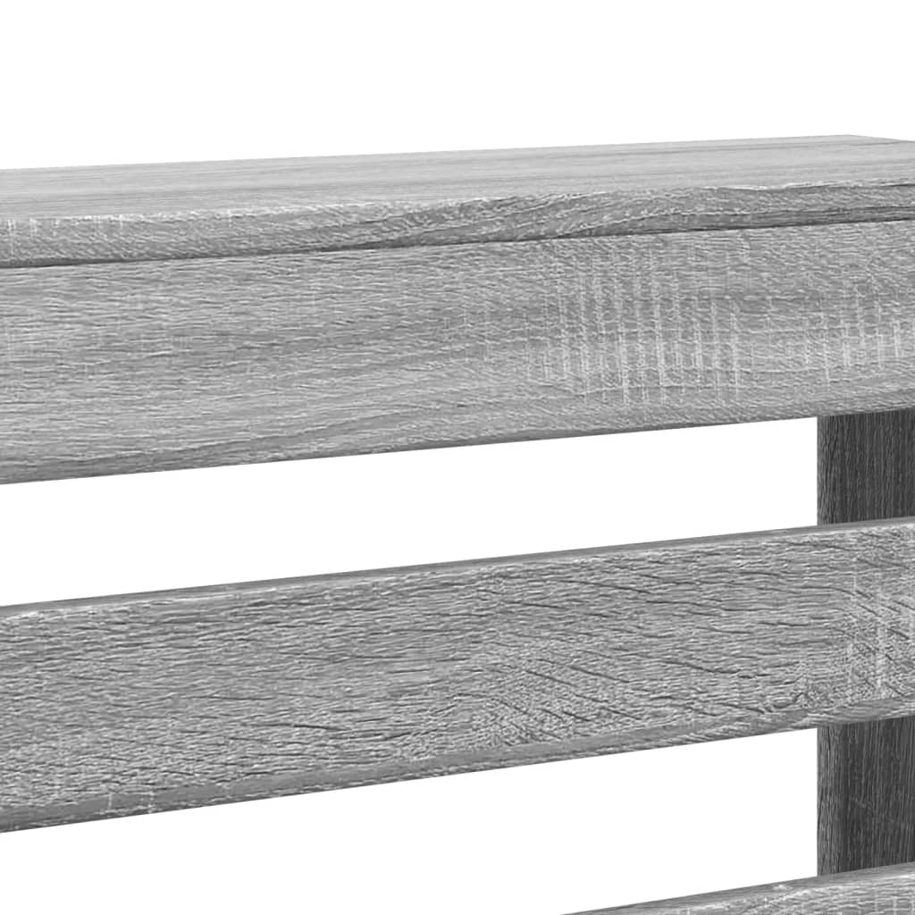 vidaXL Mască pentru calorifer sonoma gri 205x21,5x83,5 cm lemn vidaXL Mască pentru calorifer sonoma gri 205x21,5x83,5 cm lemn