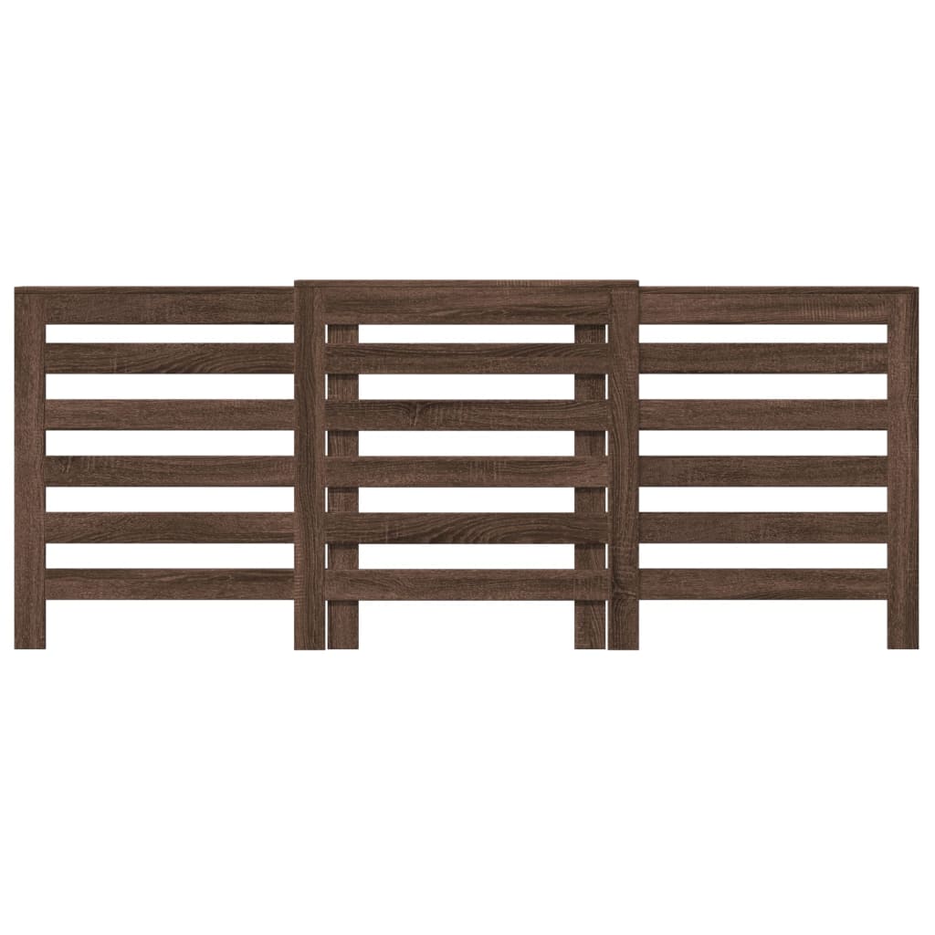 vidaXL Mască pentru calorifer stejar maro 205x21,5x83,5 cm lemn vidaXL Mască pentru calorifer stejar maro 205x21,5x83,5 cm lemn