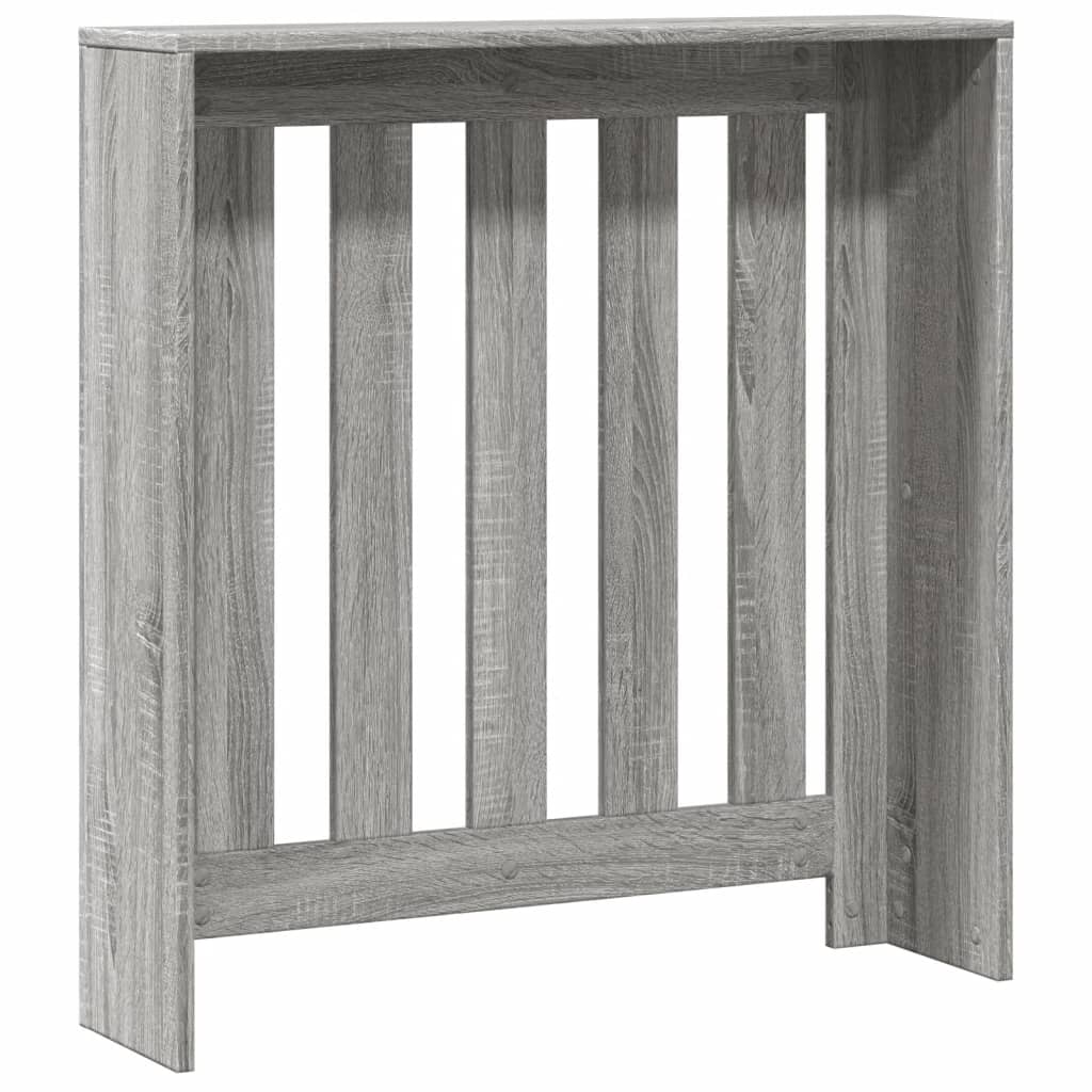 vidaXL Mască pentru calorifer, gri sonoma, 78x20x82 cm, lemn prelucrat vidaXL Mască pentru calorifer, gri sonoma, 78x20x82 cm, lemn prelucrat