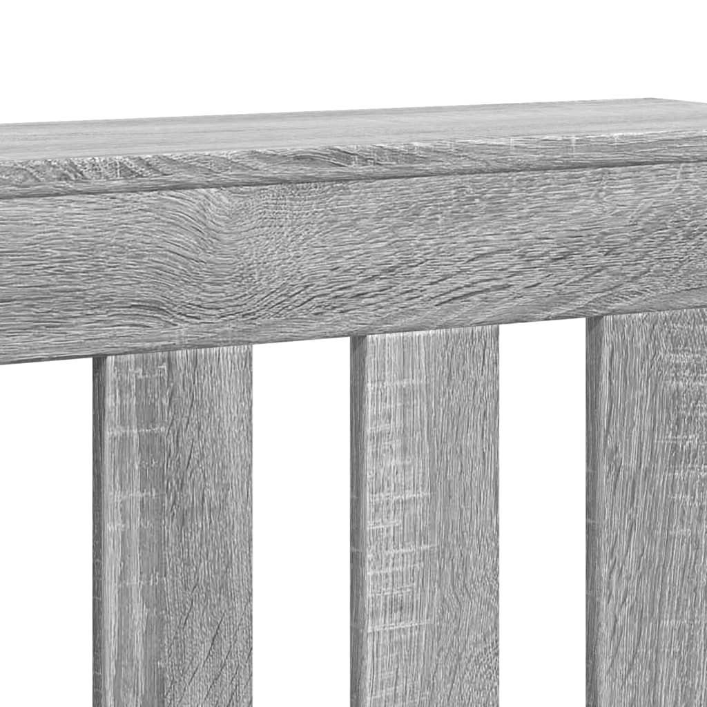 vidaXL Mască pentru calorifer, gri sonoma, 78x20x82 cm, lemn prelucrat vidaXL Mască pentru calorifer, gri sonoma, 78x20x82 cm, lemn prelucrat