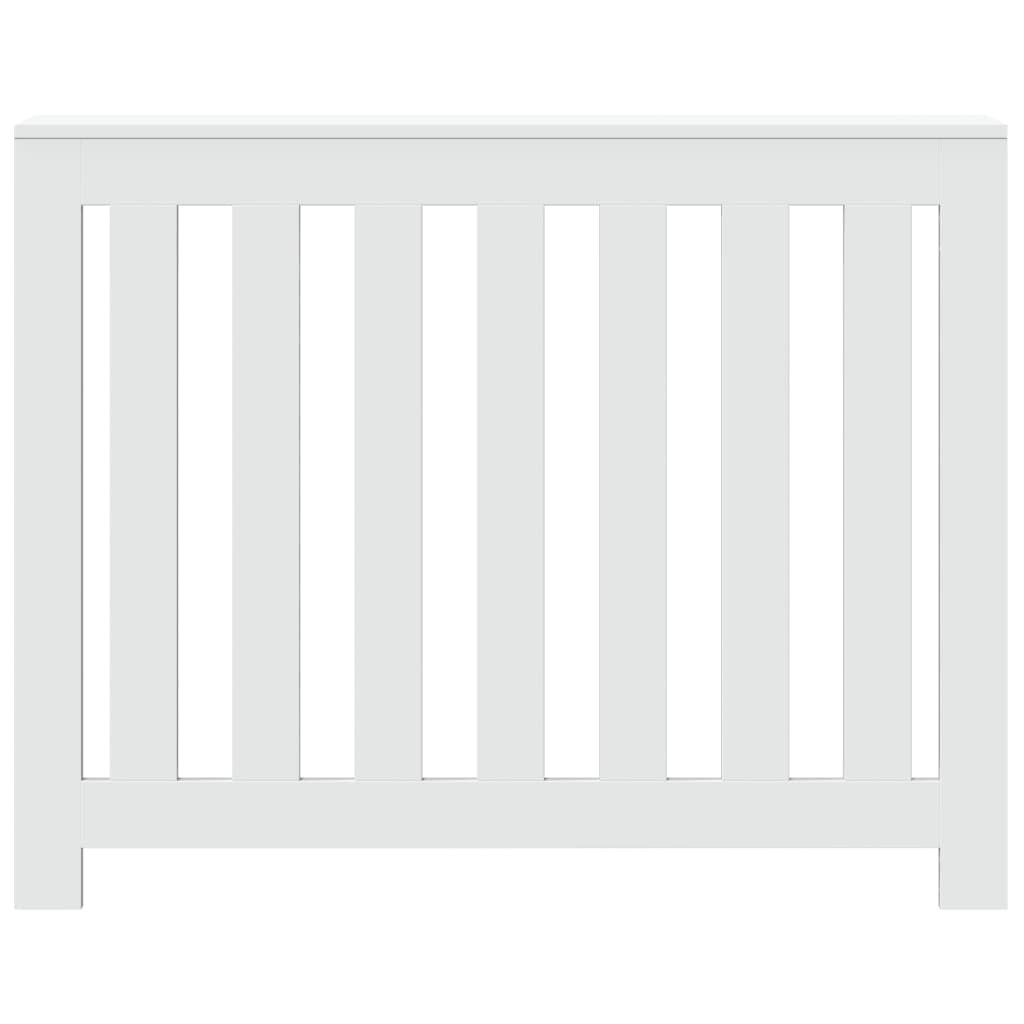 vidaXL Mască pentru calorifer, alb, 104x20x82 cm, lemn prelucrat vidaXL Mască pentru calorifer, alb, 104x20x82 cm, lemn prelucrat