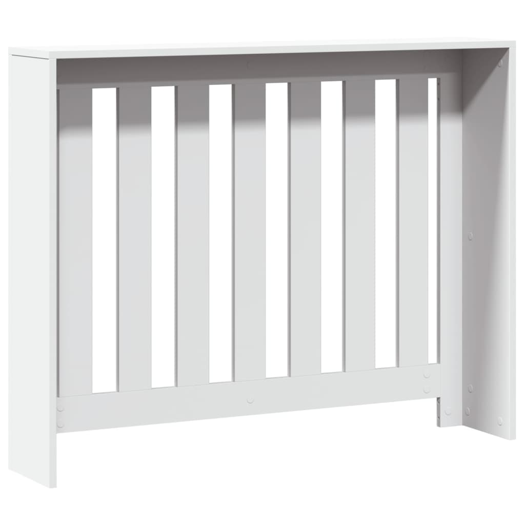 vidaXL Mască pentru calorifer, alb, 104x20x82 cm, lemn prelucrat vidaXL Mască pentru calorifer, alb, 104x20x82 cm, lemn prelucrat