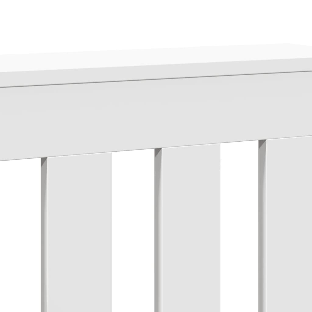 vidaXL Mască pentru calorifer, alb, 104x20x82 cm, lemn prelucrat vidaXL Mască pentru calorifer, alb, 104x20x82 cm, lemn prelucrat