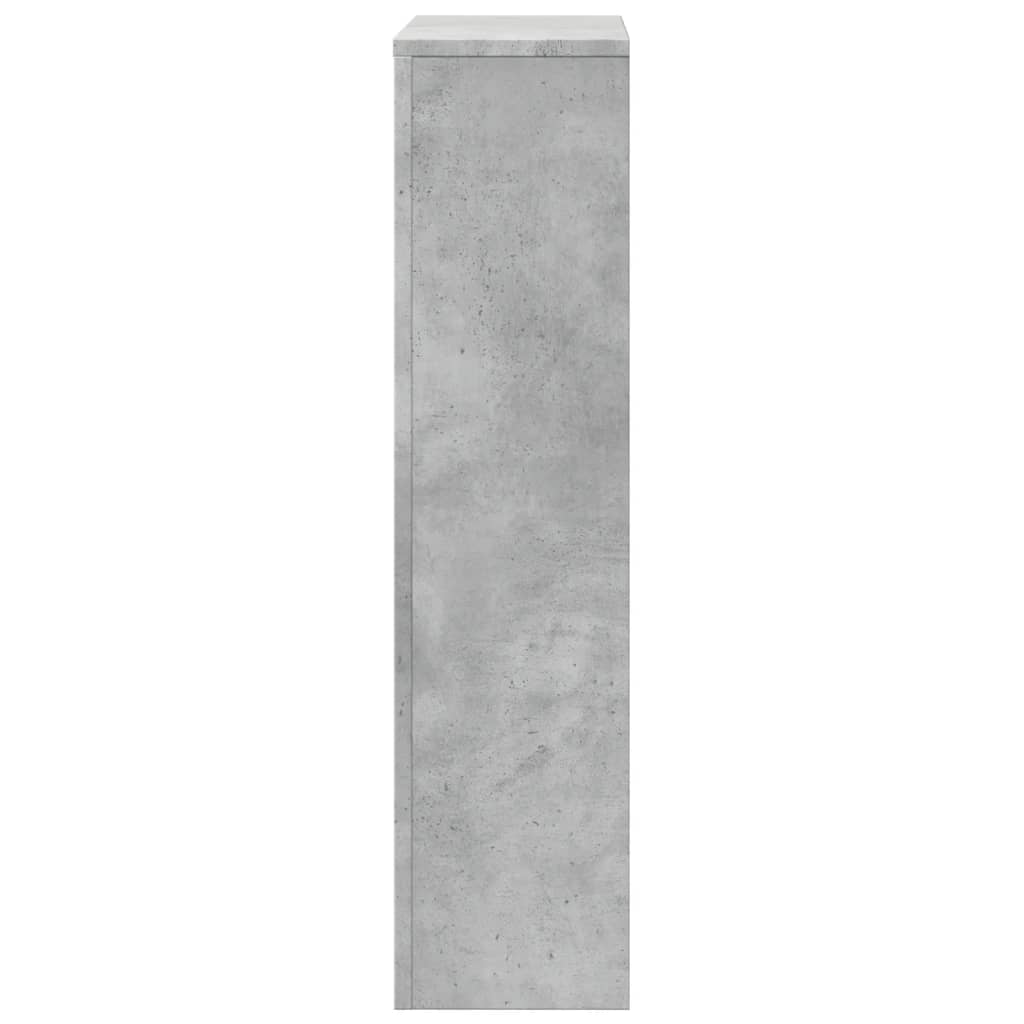 vidaXL Mască pentru calorifer, gri beton, 104x20x82 cm, lemn prelucrat vidaXL Mască pentru calorifer, gri beton, 104x20x82 cm, lemn prelucrat