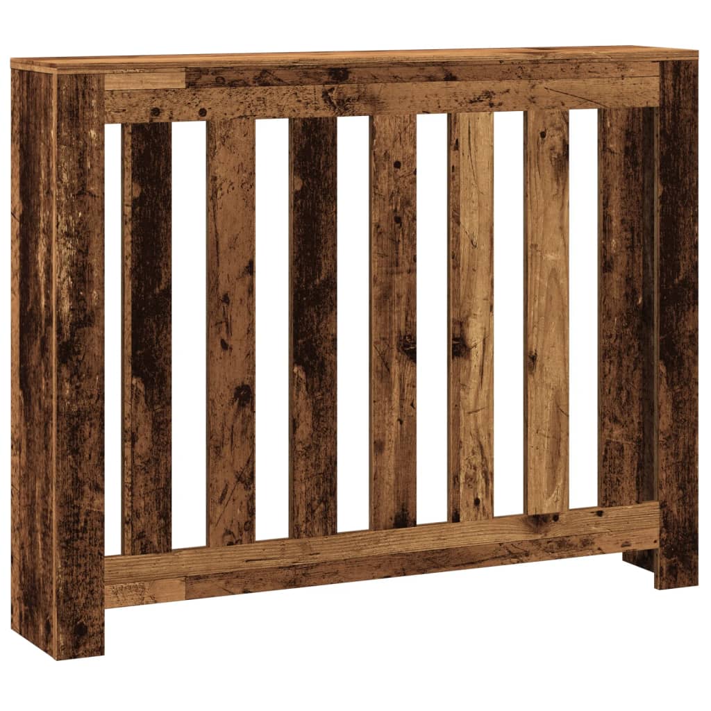 vidaXL Mască pentru calorifer, lemn vechi, 104x20x82cm, lemn prelucrat vidaXL Mască pentru calorifer, lemn vechi, 104x20x82cm, lemn prelucrat