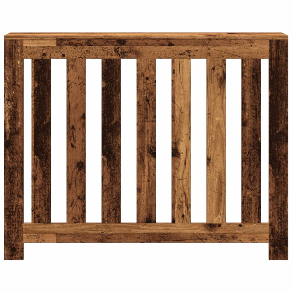 vidaXL Mască pentru calorifer, lemn vechi, 104x20x82cm, lemn prelucrat vidaXL Mască pentru calorifer, lemn vechi, 104x20x82cm, lemn prelucrat
