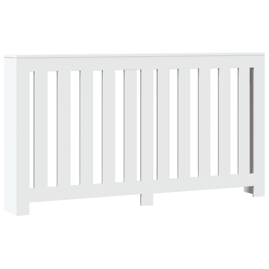 vidaXL Mască pentru calorifer, alb, 149x20x82 cm, lemn prelucrat