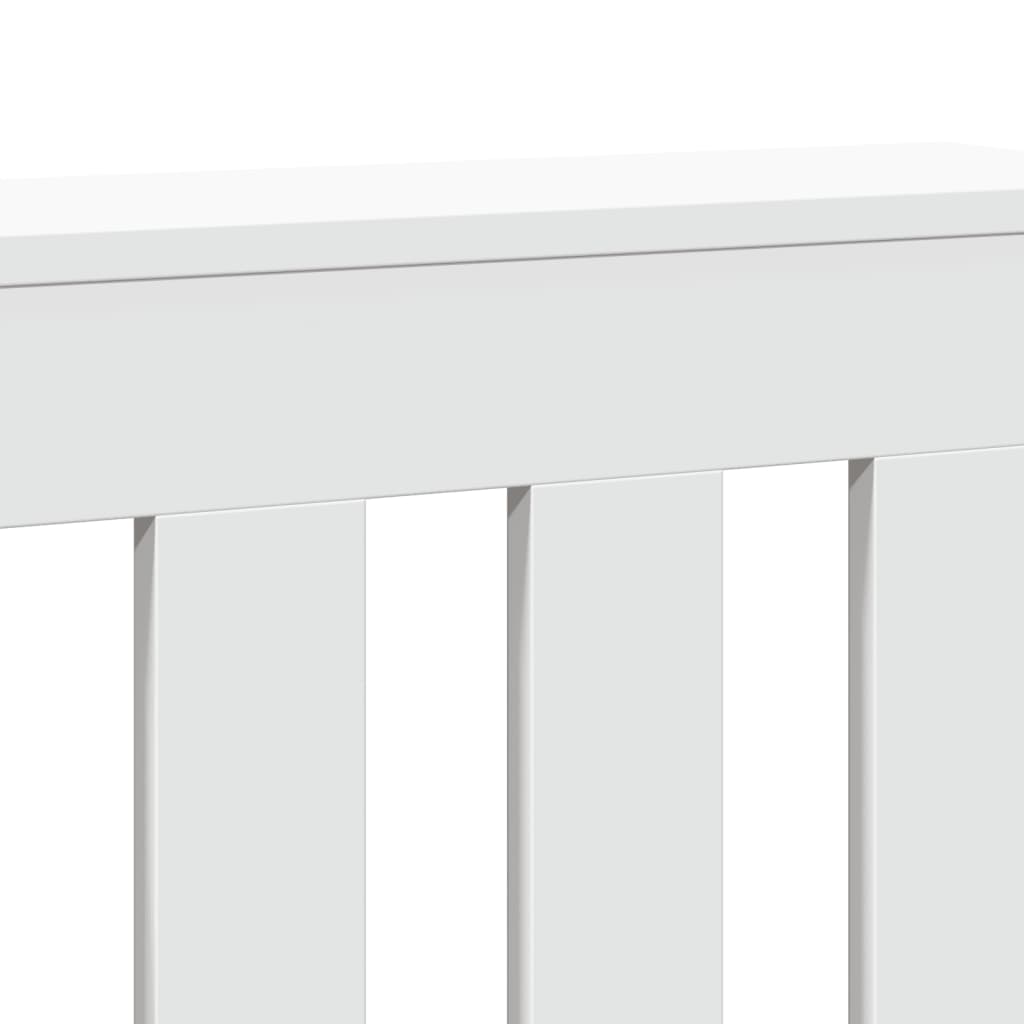 vidaXL Mască pentru calorifer, alb, 149x20x82 cm, lemn prelucrat