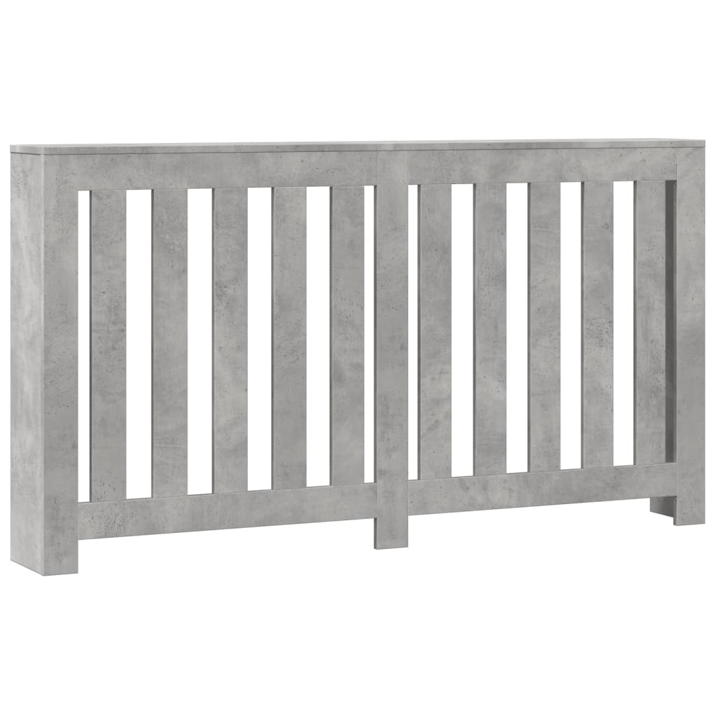 vidaXL Mască pentru calorifer, gri beton, 149x20x82 cm, lemn prelucrat vidaXL Mască pentru calorifer, gri beton, 149x20x82 cm, lemn prelucrat