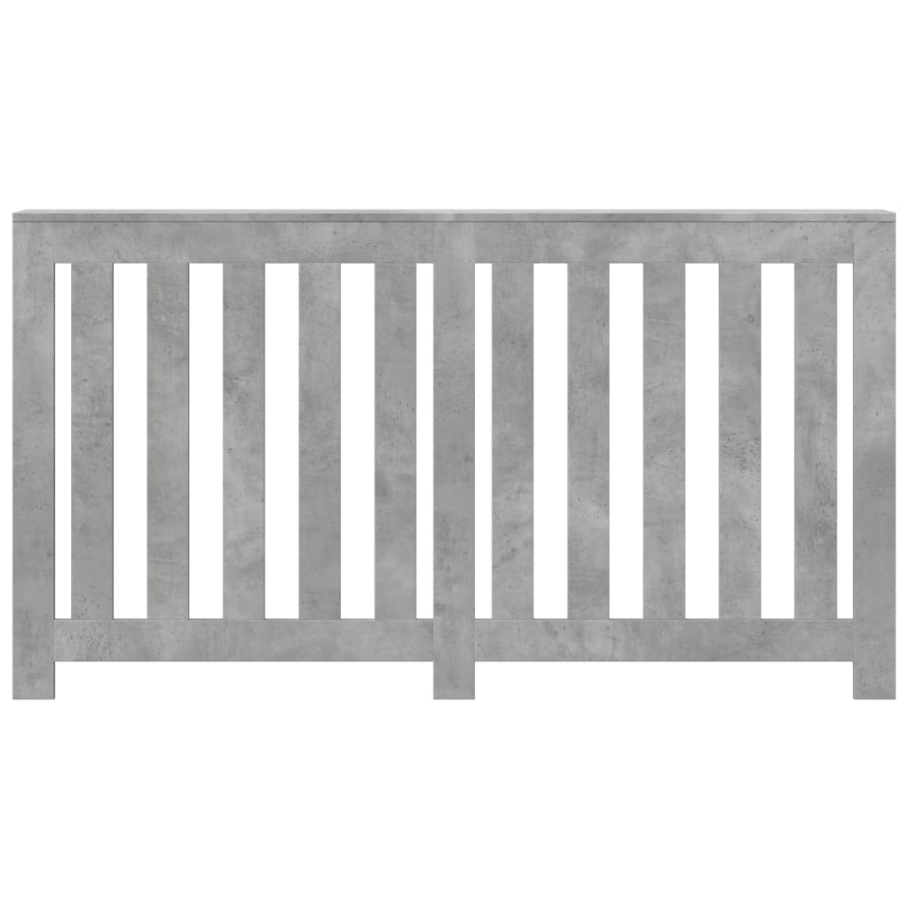 vidaXL Mască pentru calorifer, gri beton, 149x20x82 cm, lemn prelucrat vidaXL Mască pentru calorifer, gri beton, 149x20x82 cm, lemn prelucrat