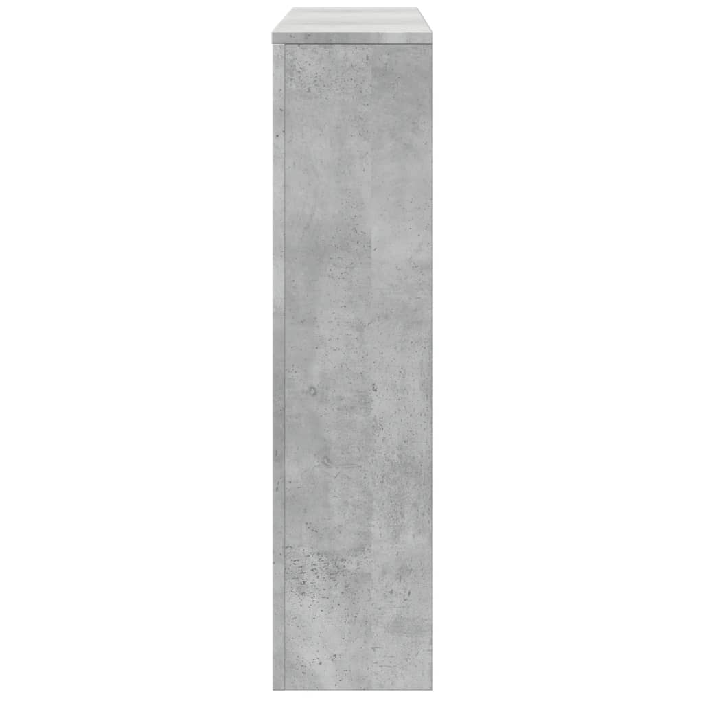vidaXL Mască pentru calorifer, gri beton, 149x20x82 cm, lemn prelucrat vidaXL Mască pentru calorifer, gri beton, 149x20x82 cm, lemn prelucrat
