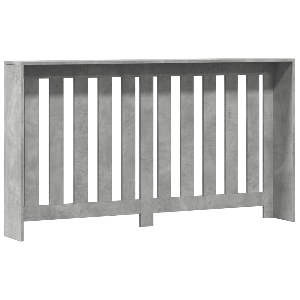 vidaXL Mască pentru calorifer, gri beton, 149x20x82 cm, lemn prelucrat vidaXL Mască pentru calorifer, gri beton, 149x20x82 cm, lemn prelucrat