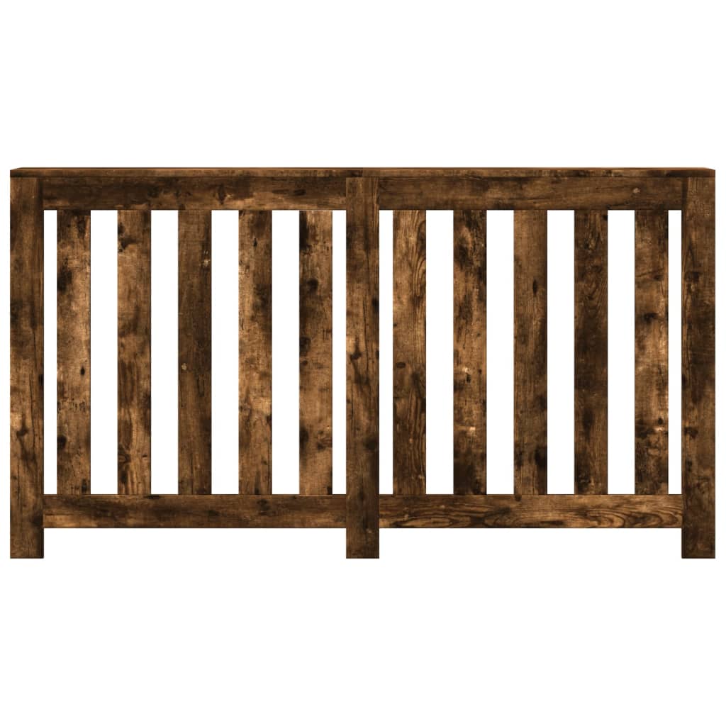 vidaXL Mască pentru calorifer stejar fumuriu 149x20x82cm lemn vidaXL Mască pentru calorifer stejar fumuriu 149x20x82cm lemn