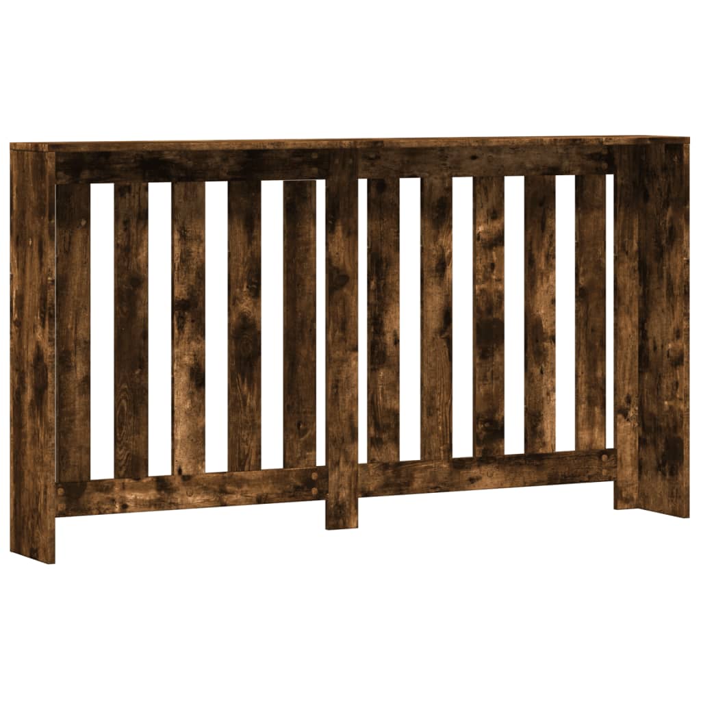 vidaXL Mască pentru calorifer stejar fumuriu 149x20x82cm lemn vidaXL Mască pentru calorifer stejar fumuriu 149x20x82cm lemn