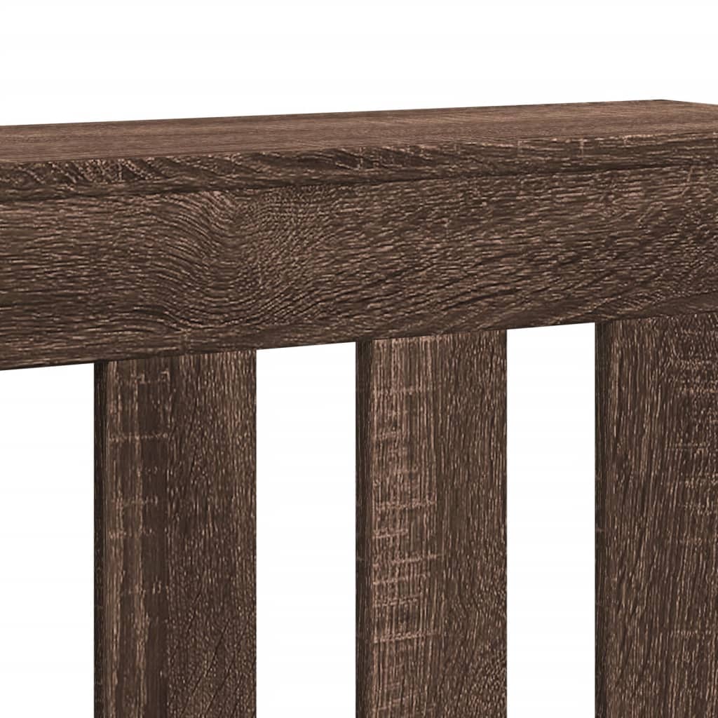 vidaXL Mască pentru calorifer stejar maro 149x20x82 cm lemn prelucrat
