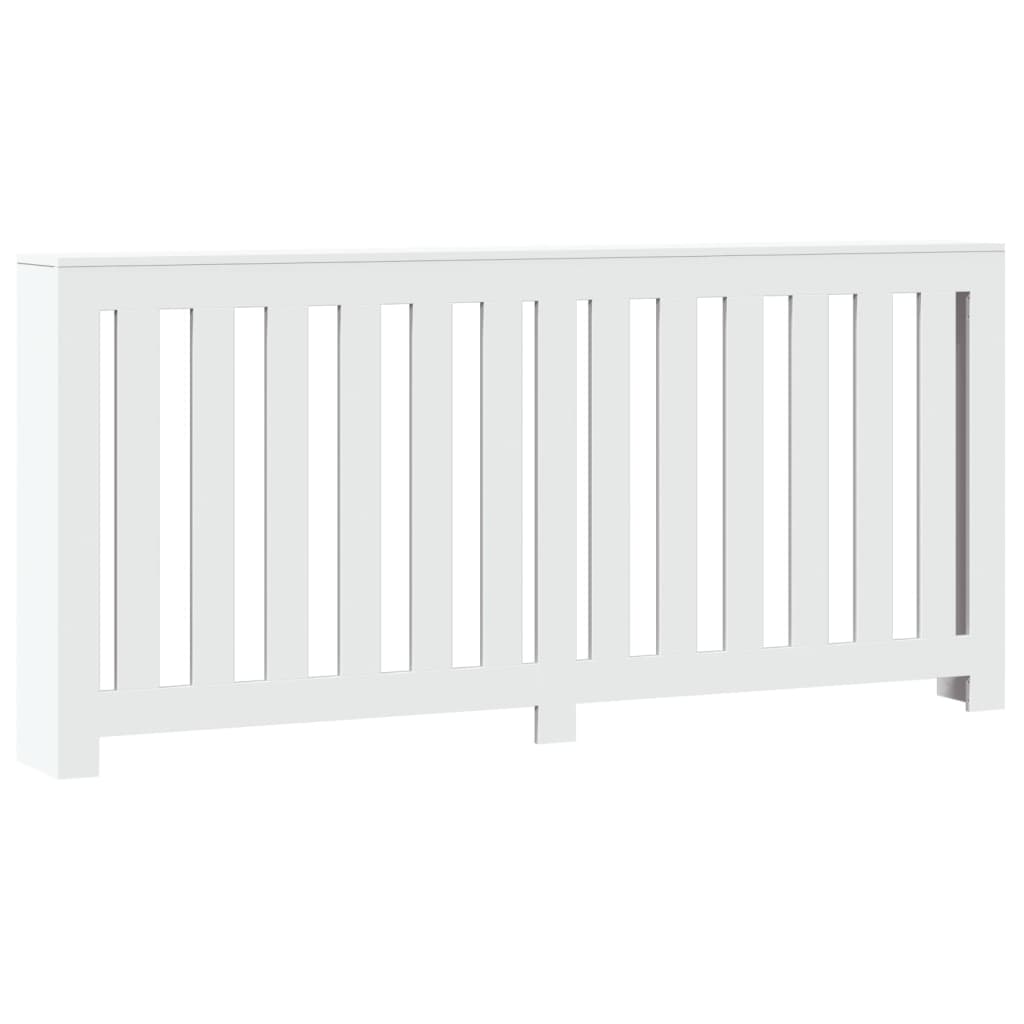 vidaXL Mască pentru calorifer, alb, 175x20x82 cm, lemn prelucrat vidaXL Mască pentru calorifer, alb, 175x20x82 cm, lemn prelucrat