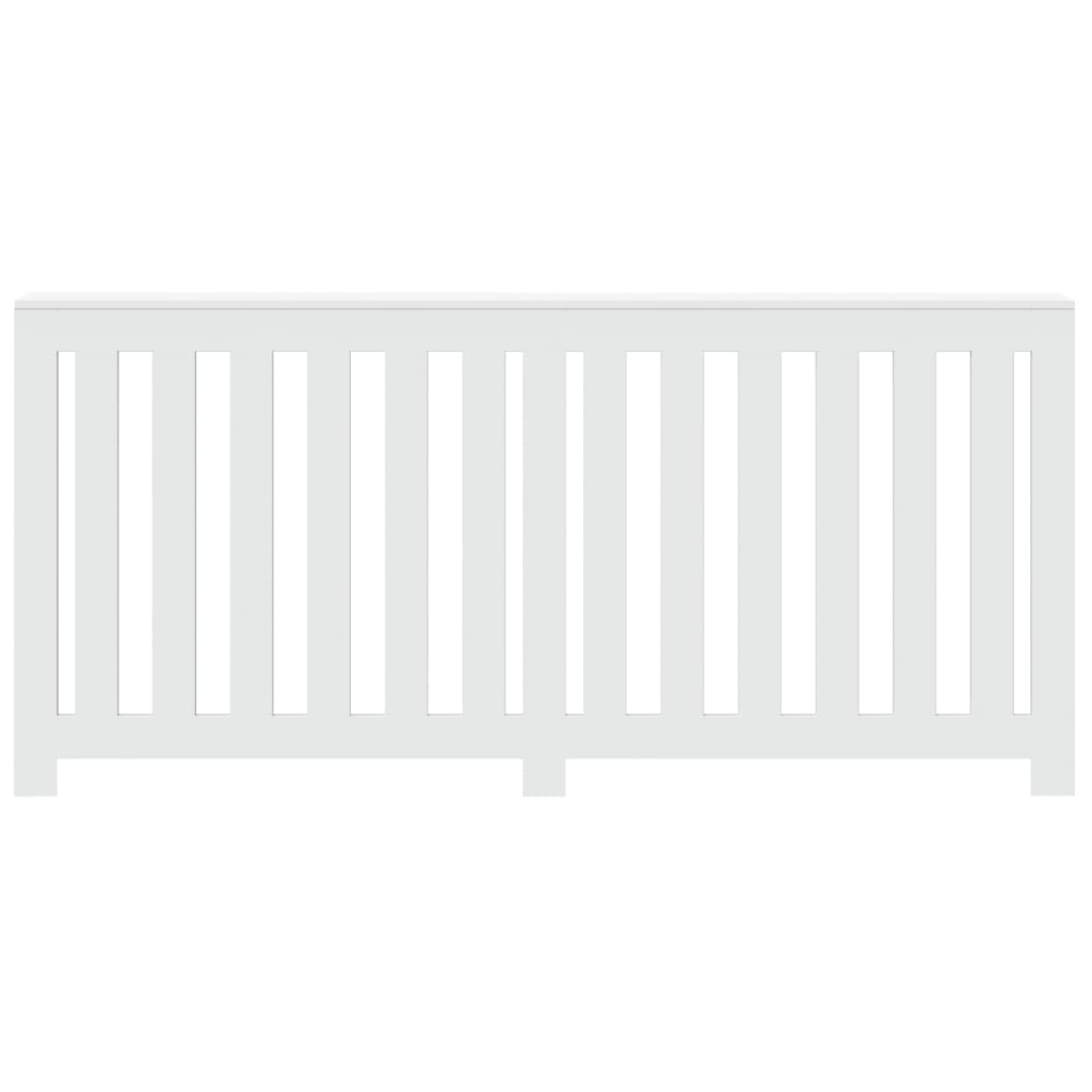 vidaXL Mască pentru calorifer, alb, 175x20x82 cm, lemn prelucrat vidaXL Mască pentru calorifer, alb, 175x20x82 cm, lemn prelucrat