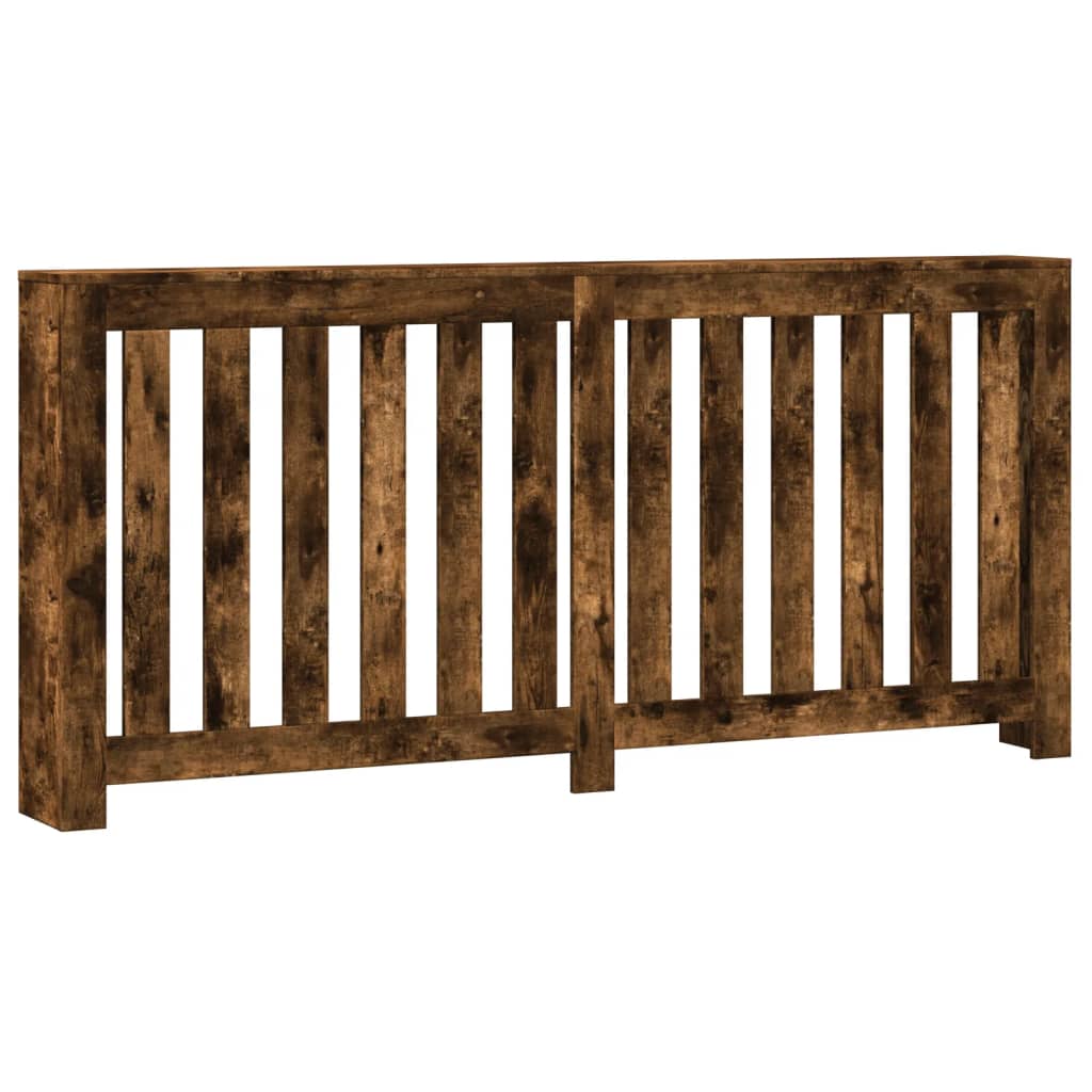 vidaXL Mască de calorifer, stejar fumuriu, 175x20x82 cm lemn prelucrat vidaXL Mască de calorifer, stejar fumuriu, 175x20x82 cm lemn prelucrat