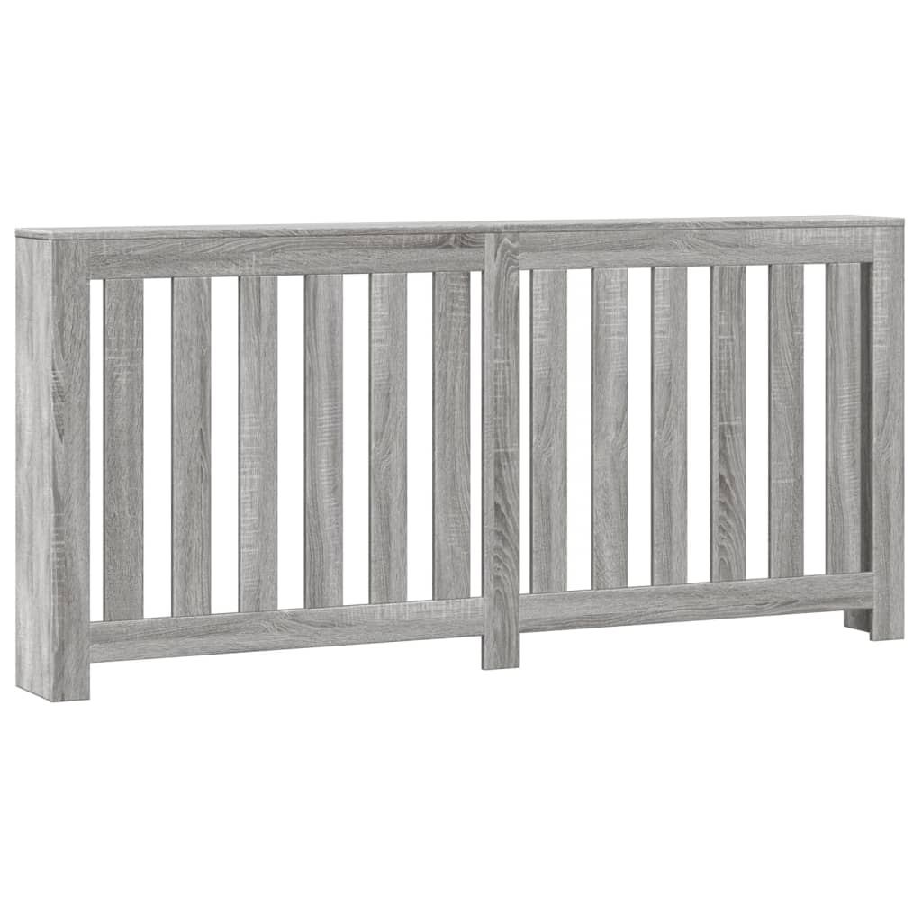 vidaXL Mască pentru calorifer, gri sonoma, 175x20x82 cm lemn prelucrat vidaXL Mască pentru calorifer, gri sonoma, 175x20x82 cm lemn prelucrat